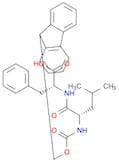 D-Phenylalanine, N-[N-[(9H-fluoren-9-ylmethoxy)carbonyl]-L-leucyl]- (9CI)
