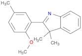 3H-Indole, 2-(2-methoxy-5-methylphenyl)-3,3-dimethyl-