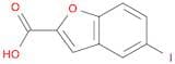 2-Benzofurancarboxylic acid, 5-iodo-