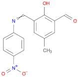 Benzaldehyde, 2-hydroxy-5-methyl-3-[[(4-nitrophenyl)imino]methyl]-