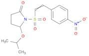 2-Pyrrolidinone, 5-(1-methylethoxy)-1-[[2-(4-nitrophenyl)ethenyl]sulfonyl]-