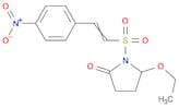 2-Pyrrolidinone, 5-ethoxy-1-[[2-(4-nitrophenyl)ethenyl]sulfonyl]-