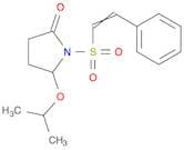 2-Pyrrolidinone, 5-(1-methylethoxy)-1-[(2-phenylethenyl)sulfonyl]-