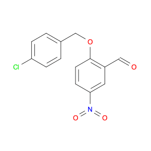 2-((4-Chlorobenzyl)oxy)-5-nitrobenzaldehyde