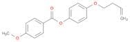 Benzoic acid, 4-methoxy-, 4-(3-buten-1-yloxy)phenyl ester