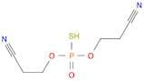 Propanenitrile, 3,3'-[(mercaptophosphinylidene)bis(oxy)]bis- (9CI)