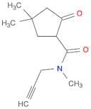Cyclopentanecarboxamide, N,4,4-trimethyl-2-oxo-N-2-propyn-1-yl-