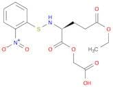 L-Glutamic acid, N-[(2-nitrophenyl)thio]-, 1-(carboxymethyl) 5-ethyl ester