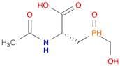 2-acetamido-3-[hydroxy(methyl)phosphoryl]propanoic acid