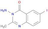 4(3H)-Quinazolinone, 3-amino-6-iodo-2-methyl-