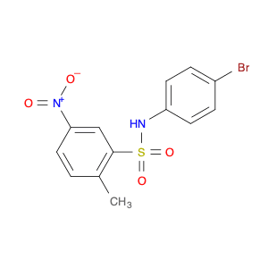 Benzenesulfonamide, N-(4-bromophenyl)-2-methyl-5-nitro-