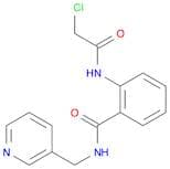Benzamide, 2-[(2-chloroacetyl)amino]-N-(3-pyridinylmethyl)-