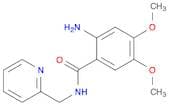 Benzamide, 2-amino-4,5-dimethoxy-N-(2-pyridinylmethyl)-