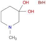 3,3-Piperidinediol, 1-methyl-, hydrobromide (1:1)