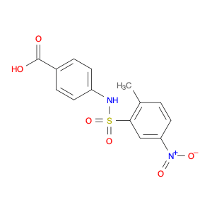 4-(2-methyl-5-nitrobenzenesulfonamido)benzoic acid