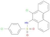Benzenesulfonamide, 4-chloro-N-(10-chloro-9-phenanthrenyl)-
