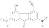 9H-Fluorene-4-carbonitrile, 5-hydroxy-2,7-dinitro-9-oxo-