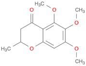 4H-1-Benzopyran-4-one, 2,3-dihydro-5,6,7-trimethoxy-2-methyl-