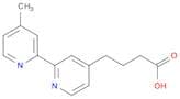 [2,2'-Bipyridine]-4-butanoic acid, 4'-methyl-
