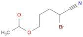 Pentanenitrile, 5-(acetyloxy)-2-bromo-