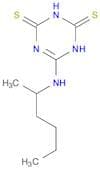 1,3,5-Triazine-2,4(1H,3H)-dithione, 6-[(1-methylpentyl)amino]-