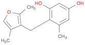 1,3-Benzenediol, 4-[(2,4-dimethyl-3-furanyl)methyl]-5-methyl-