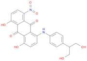 1-((4-(1,3-Dihydroxypropan-2-yl)phenyl)amino)-4,5-dihydroxy-8-nitroanthracene-9,10-dione