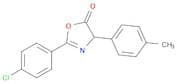 5(4H)-Oxazolone, 2-(4-chlorophenyl)-4-(4-methylphenyl)-