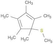 1,3-Cyclopentadiene, 1,2,3,4,5-pentamethyl-5-(methylthio)-