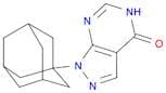 4H-Pyrazolo[3,4-d]pyrimidin-4-one, 1,5-dihydro-1-tricyclo[3.3.1.13,7]dec-1-yl-