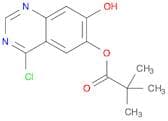 PROPANOIC ACID, 2,2-DIMETHYL-, 4-CHLORO-7-HYDROXY-6-QUINAZOLINYL ESTER