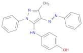 Phenol, 4-[[3-methyl-1-phenyl-4-(2-phenyldiazenyl)-1H-pyrazol-5-yl]amino]-