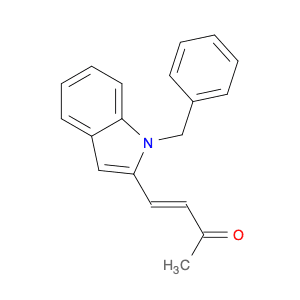 3-Buten-2-one, 4-[1-(phenylmethyl)-1H-indol-2-yl]-, (E)- (9CI)
