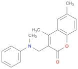 2H-1-Benzopyran-2-one, 4,6-dimethyl-3-[(methylphenylamino)methyl]-