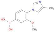 (3-Methoxy-4-(4-methyl-1H-imidazol-1-yl)phenyl)boronic acid