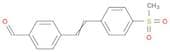 Benzaldehyde, 4-[2-[4-(methylsulfonyl)phenyl]ethenyl]-