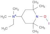 1-Piperidinyloxy, 4-(ethyldimethylammonio)-2,2,6,6-tetramethyl-, iodide (9CI)