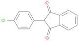 1H-Indene-1,3(2H)-dione, 2-(4-chlorophenyl)-