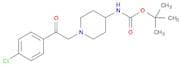 (1-[2-(4-Chloro-phenyl)-2-oxo-ethyl]-piperidin-4-yl)-carbamic acid tert-butyl ester
