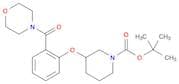 3-[2-(Morpholine-4-carbonyl)-phenoxy]-piperidine-1-carboxylic acid tert-butyl ester