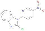 1H-Benzimidazole, 2-chloro-1-(5-nitro-2-pyridinyl)-