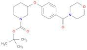 tert-Butyl 3-(4-(morpholine-4-carbonyl)phenoxy)piperidine-1-carboxylate