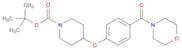tert-Butyl 4-(4-(morpholine-4-carbonyl)phenoxy)piperidine-1-carboxylate