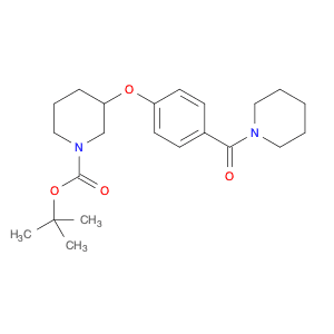 tert-Butyl 3-(4-(piperidine-1-carbonyl)phenoxy)piperidine-1-carboxylate