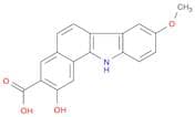 11H-Benzo[a]carbazole-3-carboxylic acid, 2-hydroxy-8-methoxy-
