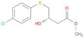 Butanoic acid, 4-[(4-chlorophenyl)thio]-3-hydroxy-, methyl ester, (S)- (9CI)