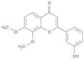 4H-1-Benzopyran-4-one, 2-(3-hydroxyphenyl)-7,8-dimethoxy-