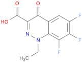 3-Cinnolinecarboxylic acid, 1-ethyl-6,7,8-trifluoro-1,4-dihydro-4-oxo-