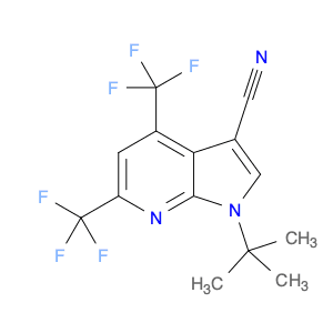 1-(tert-Butyl)-4,6-bis(trifluoromethyl)-1H-pyrrolo[2,3-b]pyridine-3-carbonitrile