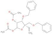 (3R,4S,5R)-2-(acetyloxy)-4-(benzyloxy)-5-[(benzyloxy)methyl]-5-ethenyloxolan-3-yl acetate